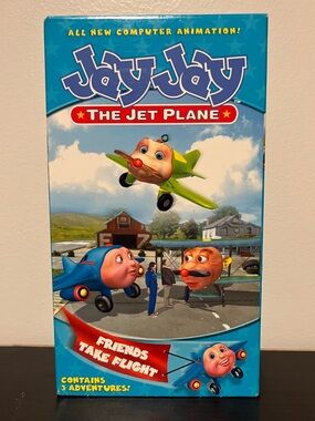 Jay Jay the Jet Plane “Friends Take Flight” VHS (Tested Working)